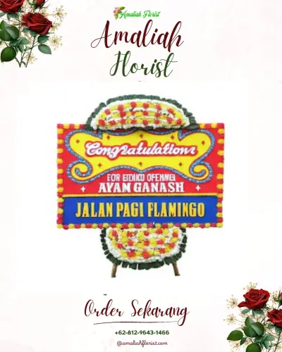 Bunga Papan Congratulation di Buluran Kenali